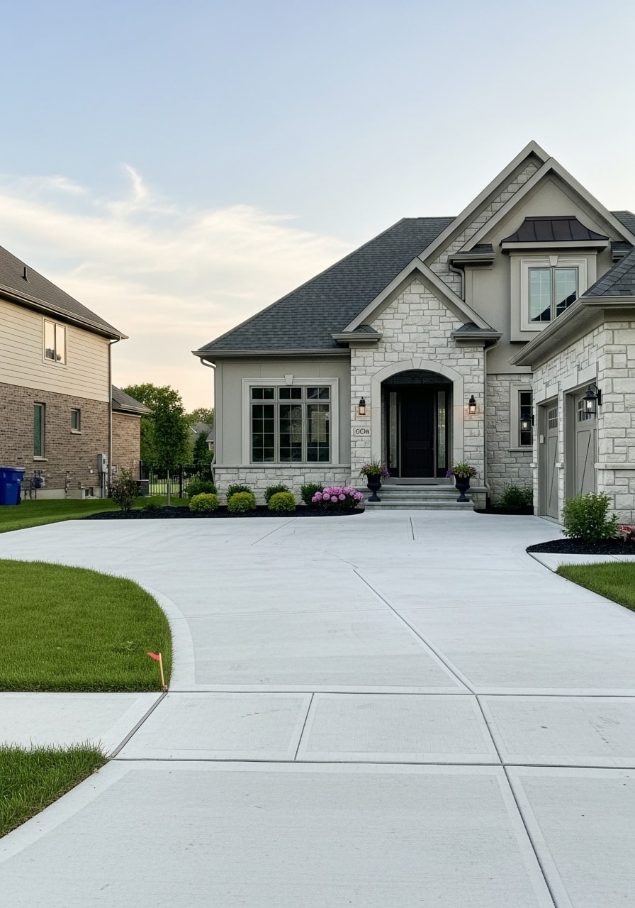 Buffalo Grove residential property with driveway and front entrance.